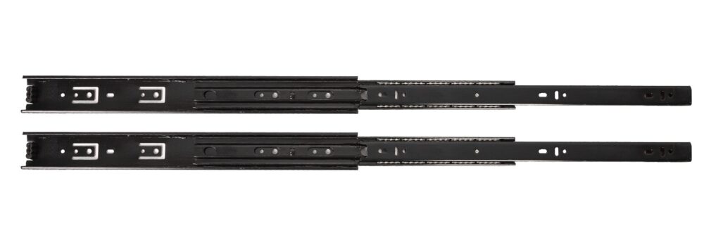 black soft close telescopic channels by Link Locks