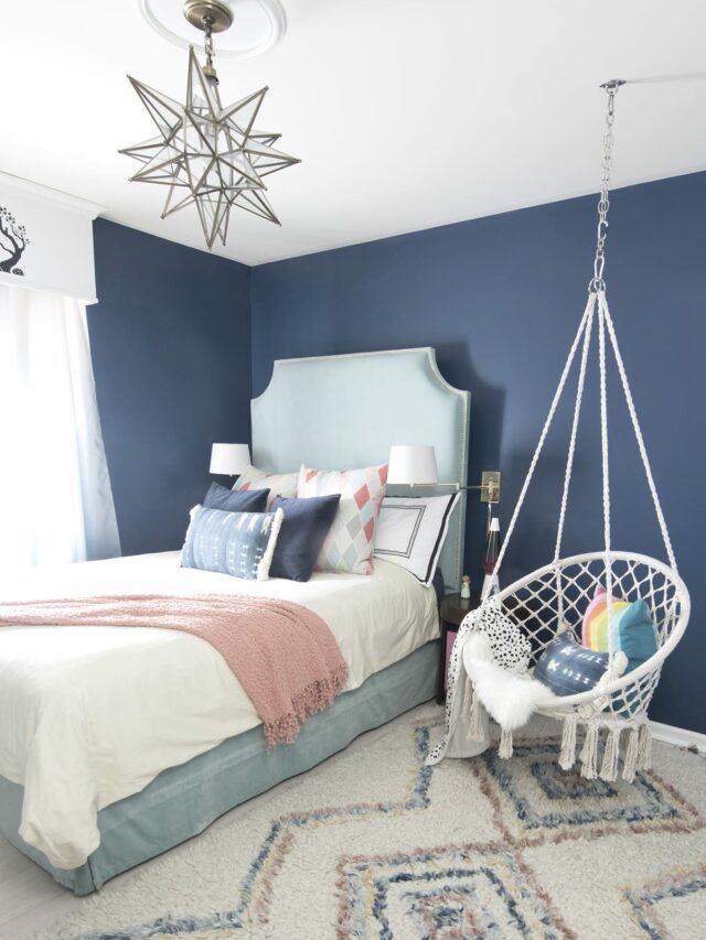 Blue room design