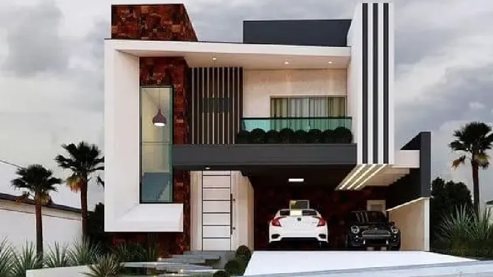 beautiful bungalow with car parked in the parking area