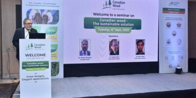 sustainable solution, wood seminar in Ahmedabad