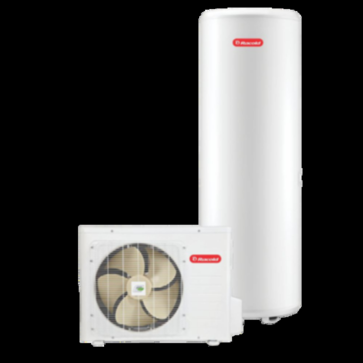 Racold heat pump for water heating