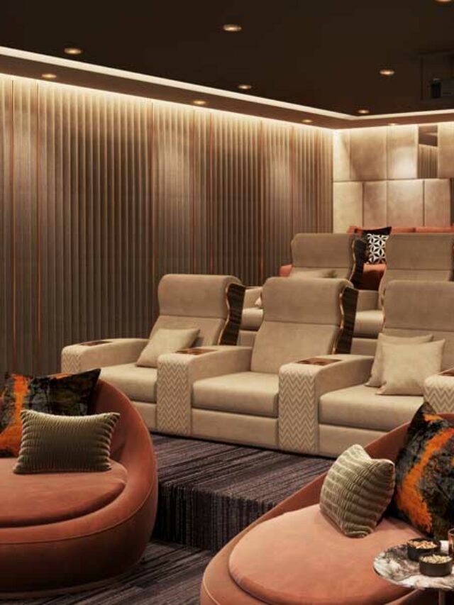 Luxury home theatre design