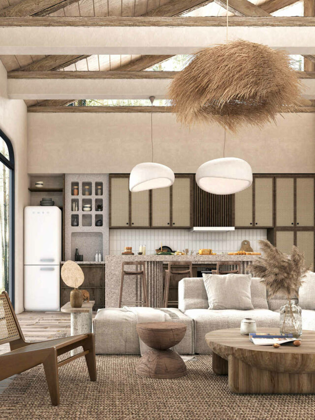 wabi sabi inspired living room