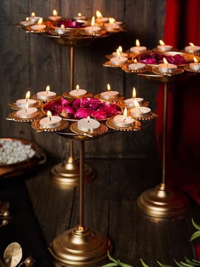 diwali candle decoration ideas