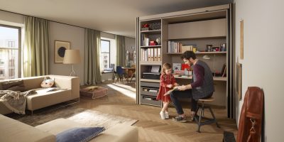 Blum storage cabinets - Pocket systems, hidden cabinets and kitchen furniture design