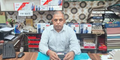 Mr. Surendra Singh in his office