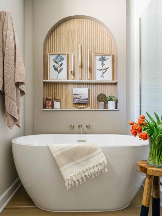 Bathroom shelf ideas