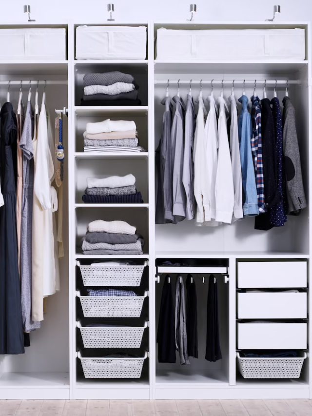 Declutter wardrobe- ikea