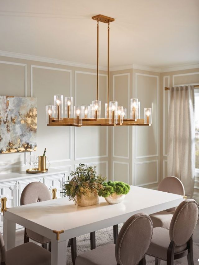 Lighting fixtures for dining room