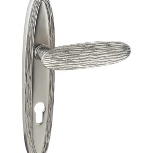 Maranello door handle with a rustic finish