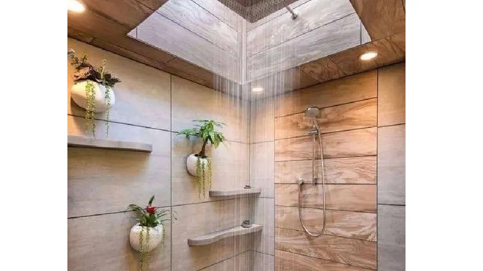 wooden false ceiling designs bathroom