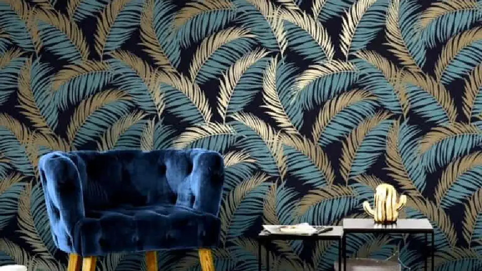 designer wallpaper for living room