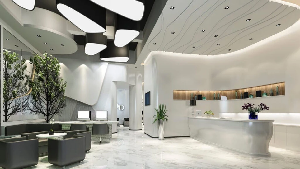 modern false ceiling design for office