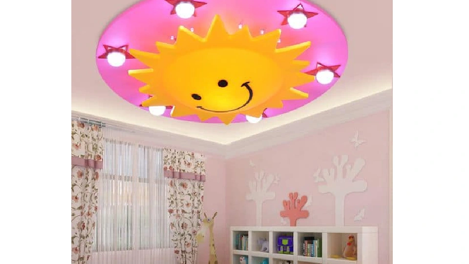 cheerful space for kids