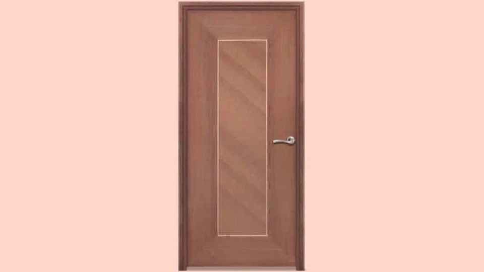 brown wooden door design