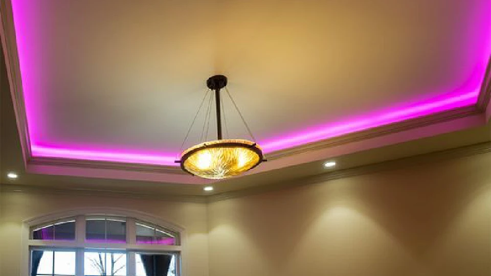 Fluorescent false ceiling LED cove lights