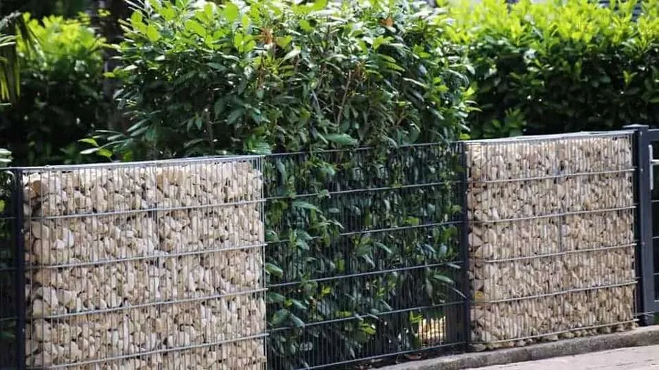 Gabion compound wall