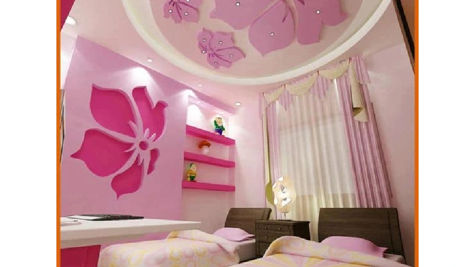 false ceiling design for children's bedroom