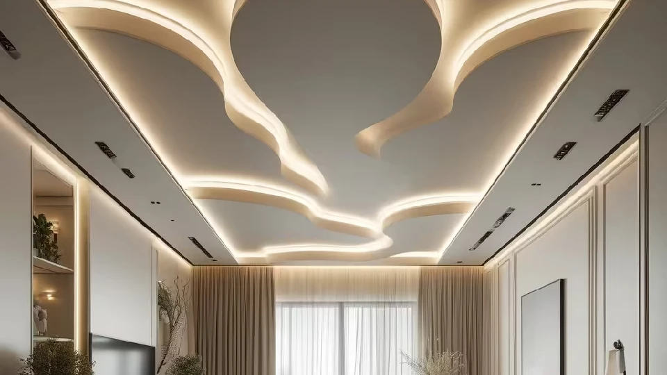 Inverted cove lighting design 