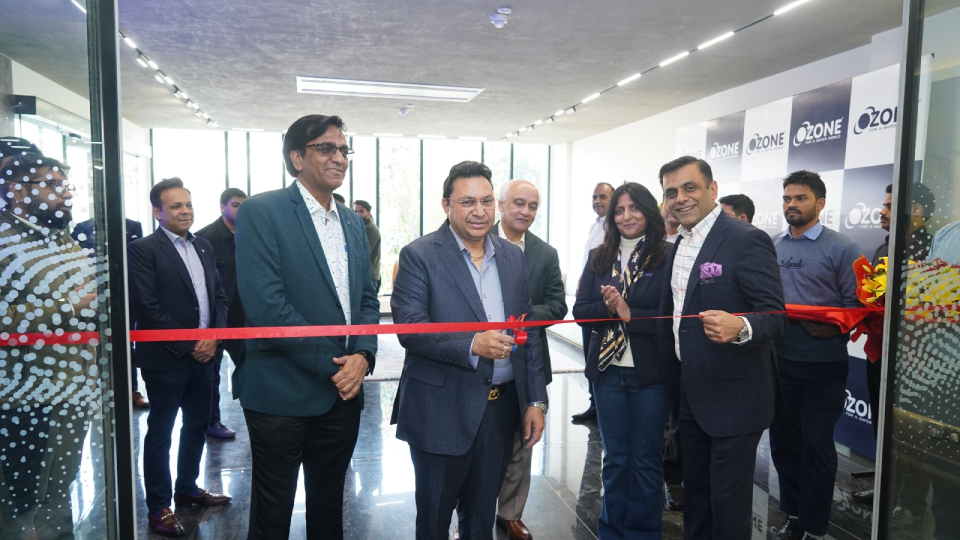 Mr. Lalit Aggarwal at the inauguration of Ozone experience centre in Delhi 
