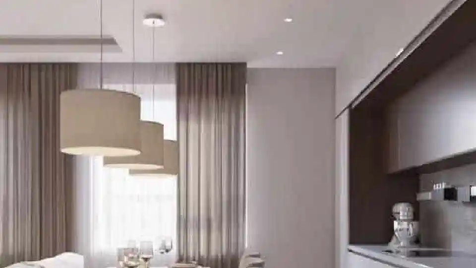 simple false ceiling for kitchen