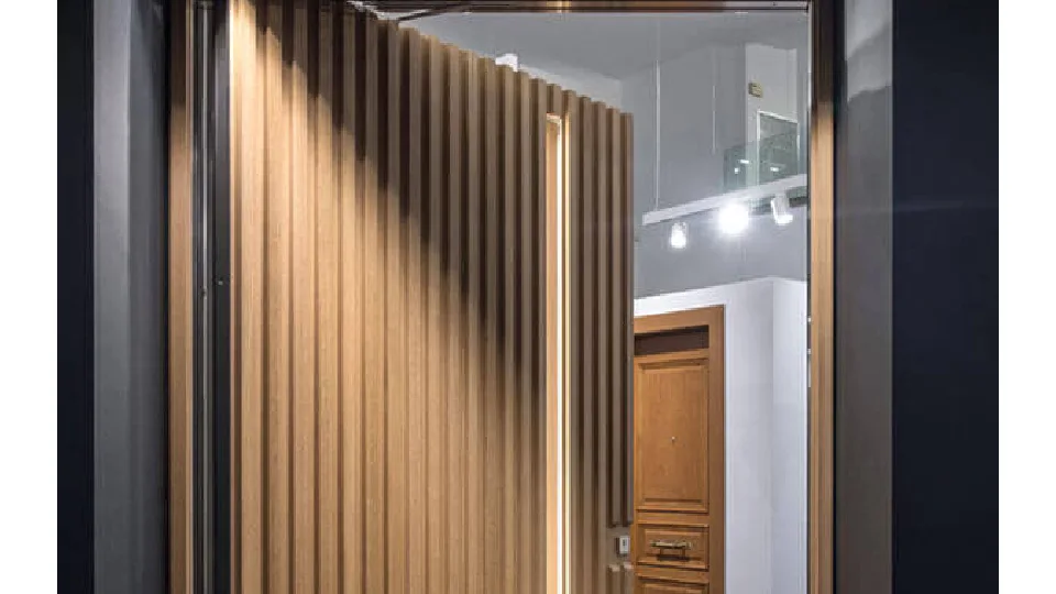 Stylish and classy brown Indian door 