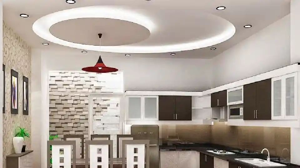 spiral false design for kitchen