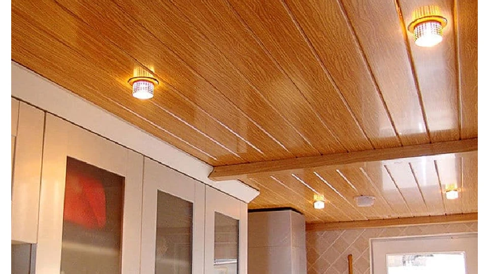 Wooden PVC false ceiling