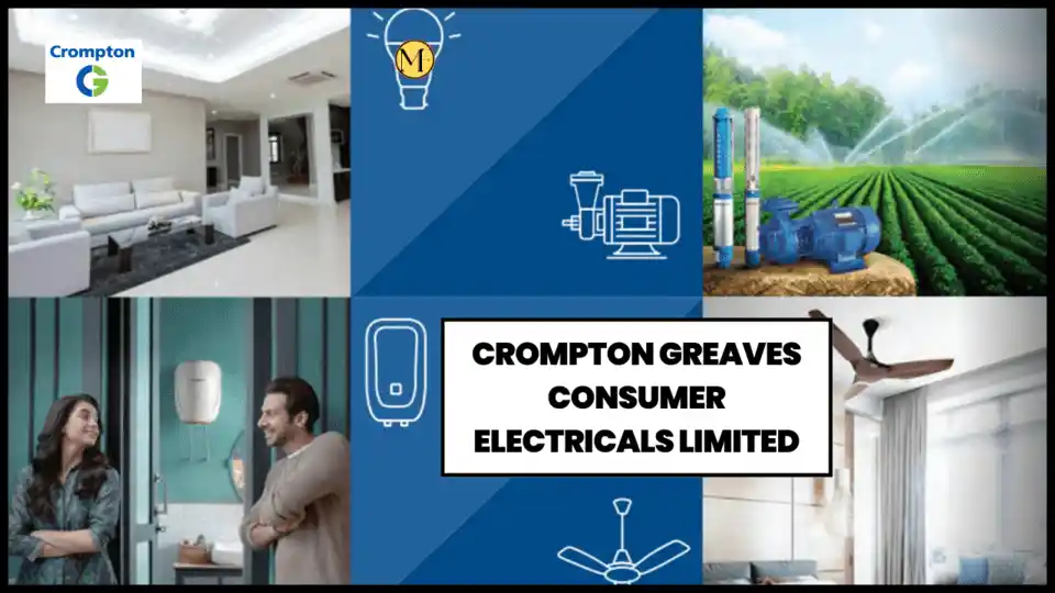 Crompton greaves range of home appliances like geyser, bulb