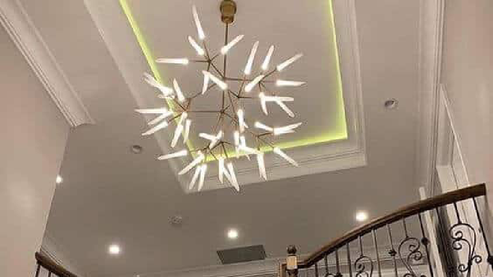 false ceiling foyer lighting