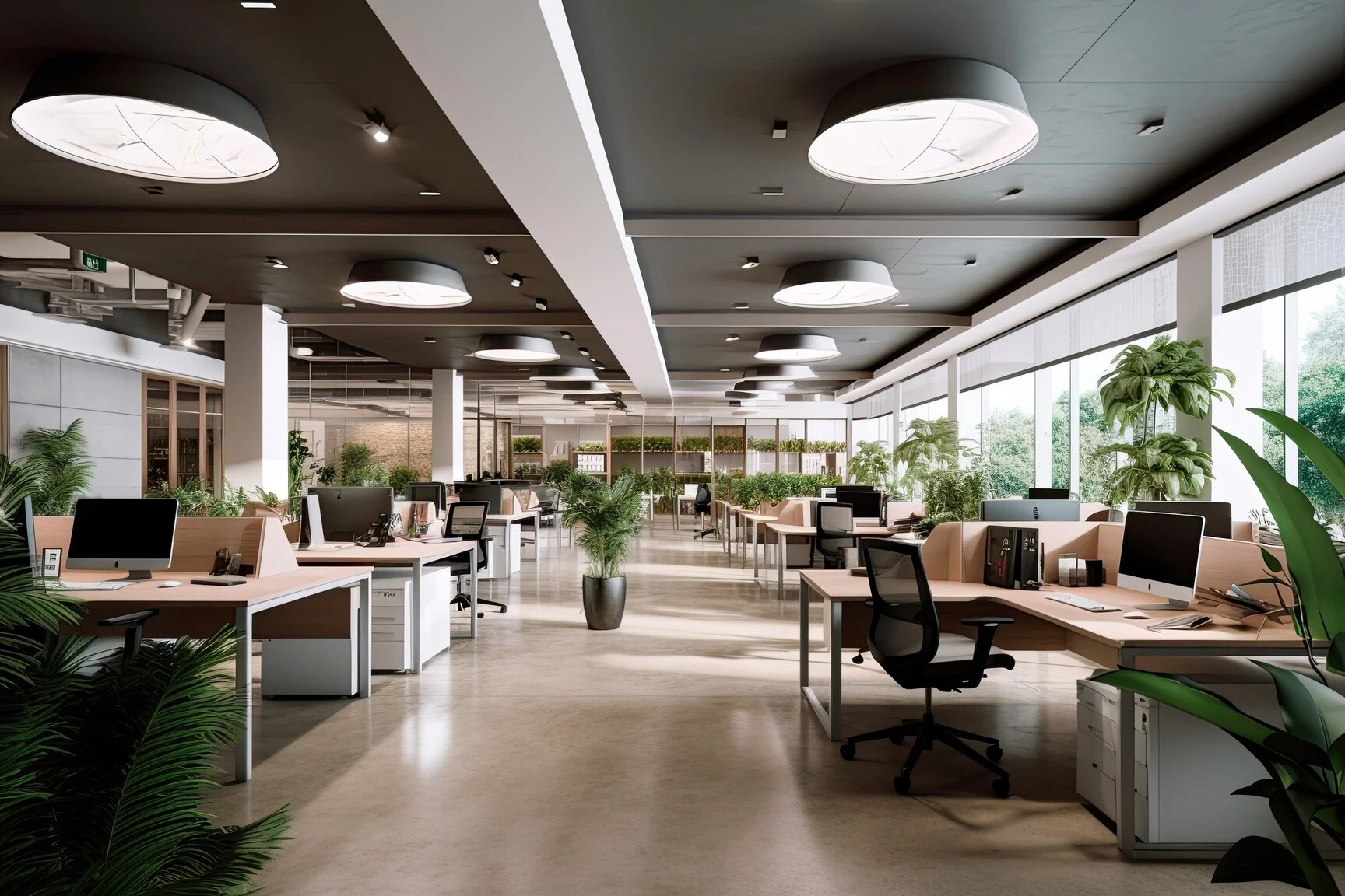 False ceiling design for office & shop: 38 modern ideas in 2024