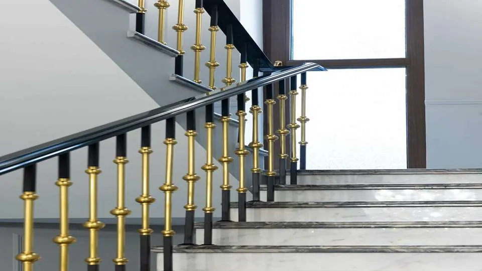 A railing system for staircases provides safety and support, combining functionality with design to enhance the overall aesthetic of the stairs.