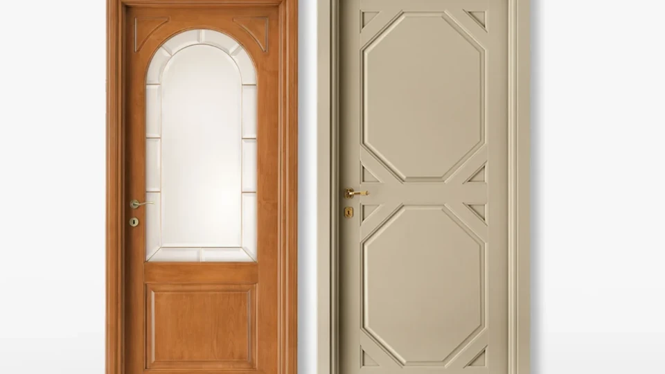 beige and brown entryway