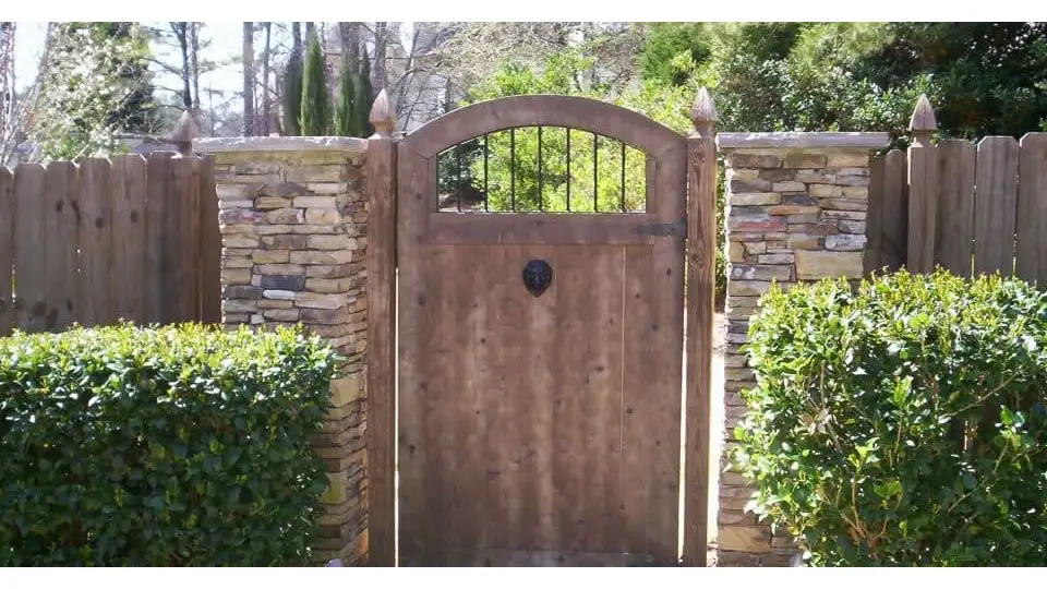 Rustic main gate for ،mes/gardens