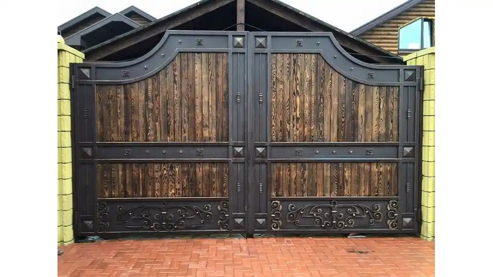 black and brown rustic gate for ،mes