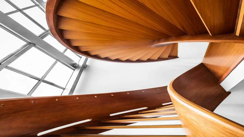 A railing system for staircases provides safety and support, combining functionality with design to enhance the overall aesthetic of the stairs.