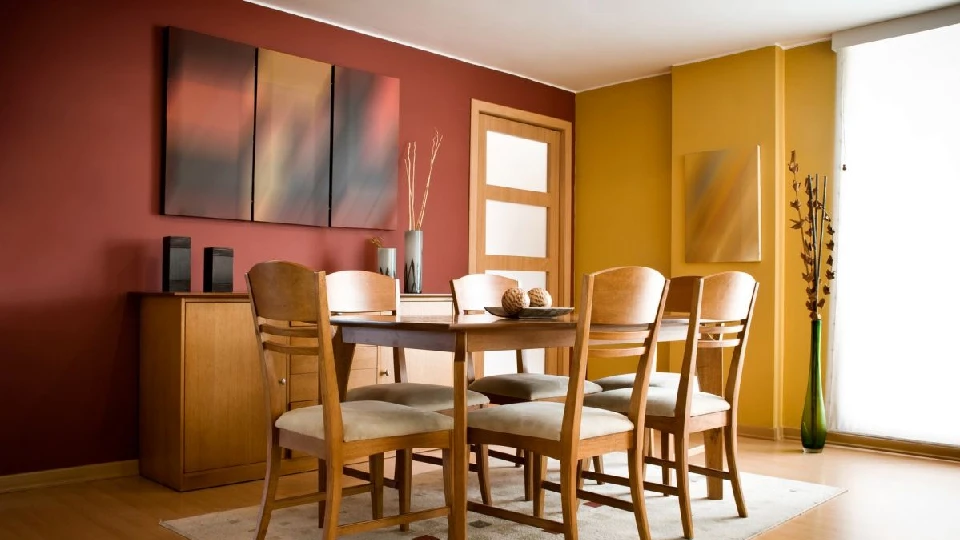 Dining room wall colour combo