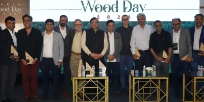 World wood day discussions by candian wood in collaboration with Building Material Report to promote wood as a sustainable building material