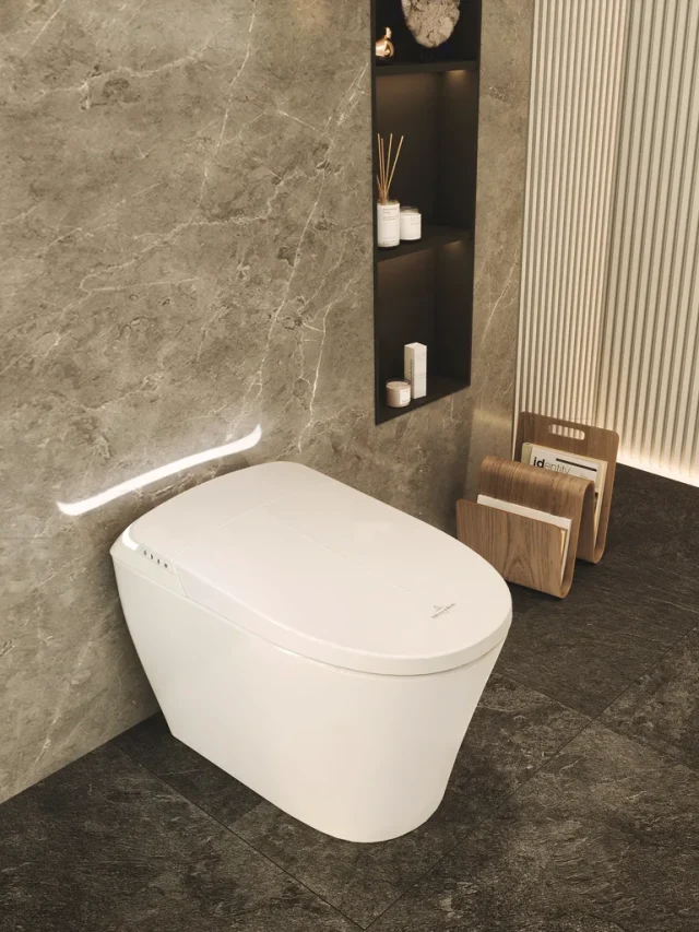 white toilet