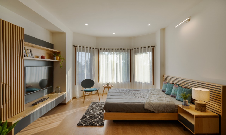 interior bedroom furniture designed by Mas furniture in ca،ian wood species