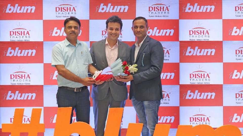 Blum furniture fittings experience centre in raipur in collaboration with Disha traders