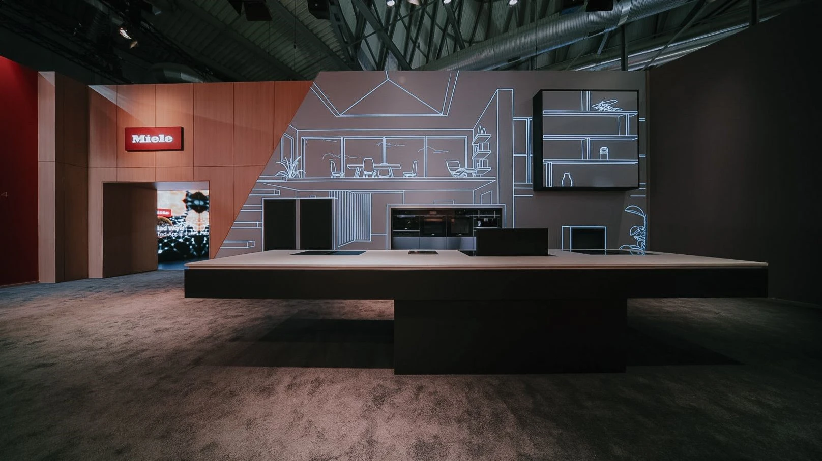 Miele&#039;s intuitive booth concept at Eurocucina, salone del mobile 2024