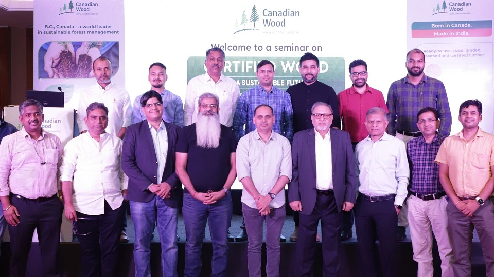 Canadian Wood organizes a seminar in Gurgaon for buying houses to promote certification & sustainability