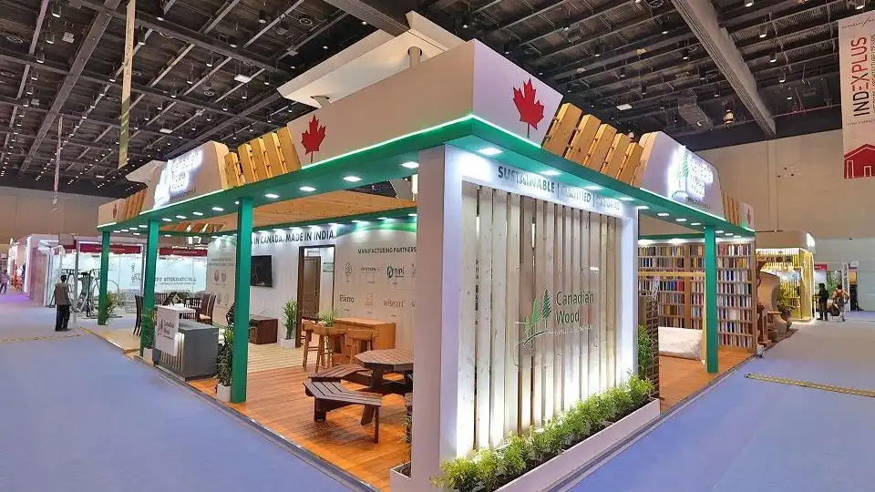 Canadian Wood stall at Index Plus 2024