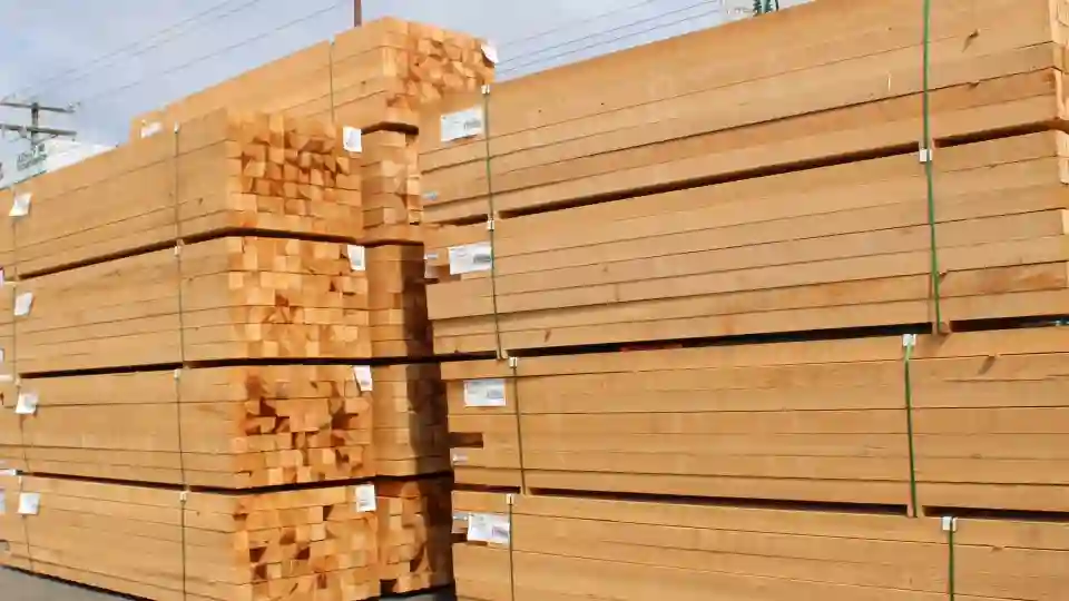 Canadian Wood logs for interior furniture