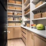 Pantry units in modular kitchen