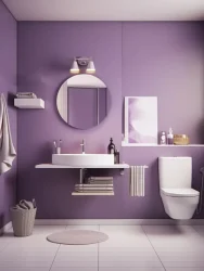 purple bathroom 1