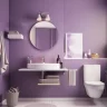 Purple bathroom ideas