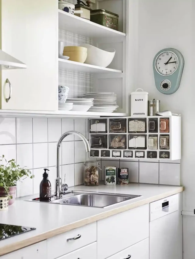 kitchen countertop organization