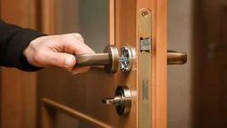 Door locks provide security by preventing unauthorized entry and can vary in complexity from simple deadbolts to advanced smart locks.